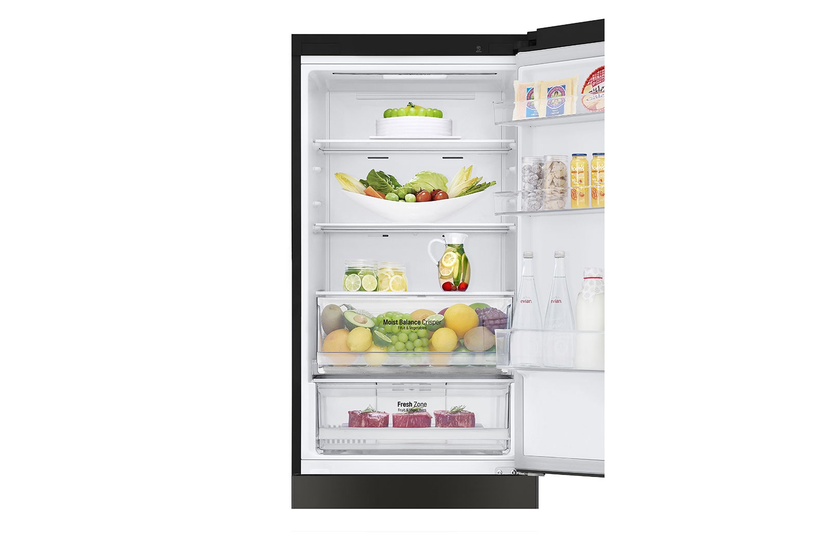 LG Lodówko-zamrażarka LG V+ 1,86m ThinQ GBB61BLHEC, GBB61BLHEC