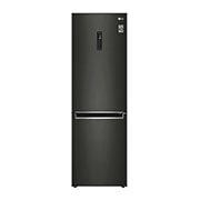 Lodówko-zamrażarka LG V&#43; | 1,86m | czarna | DoorCooling&#43;™ | Total No Frost | 36db | LinearCooling™ | 341 L | GBF61BLHMN GBB61BLHMN - widok z przodu