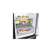LG Lodówko-zamrażarka LG V+ | 1,86m | czarna | DoorCooling+™ | Total No Frost | 36db | LinearCooling™ | 341 L | GBF61BLHMN, GBB61BLHMN