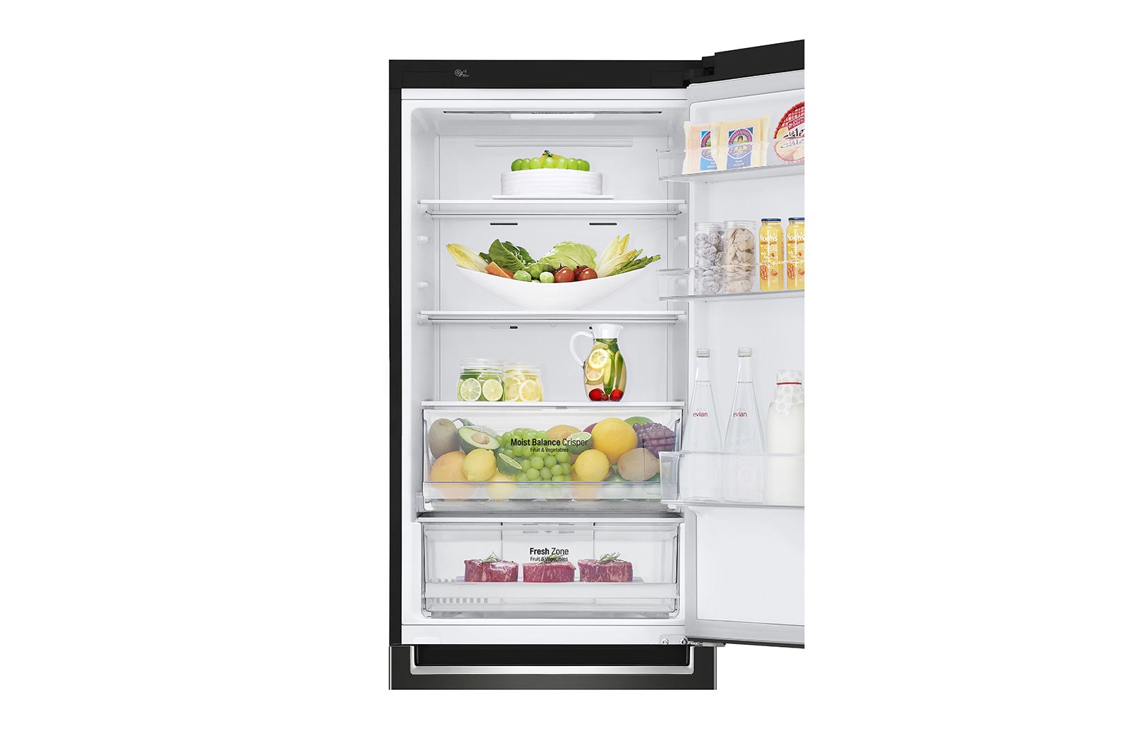 LG Lodówko-zamrażarka LG V+ 1,86m ThinQ GBB61BLHZN, GBB61BLHZN