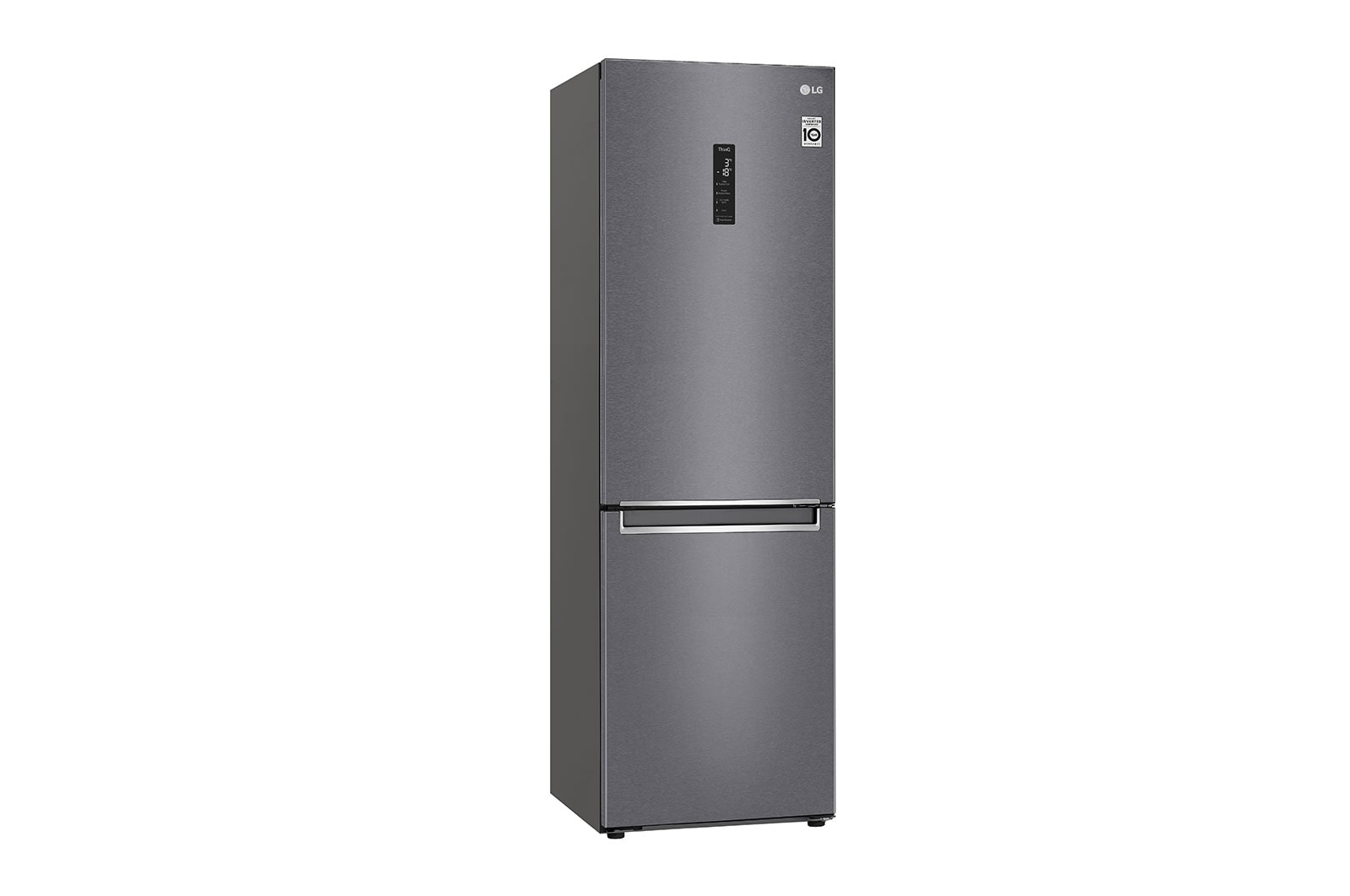 LG Lodówko-zamrażarka LG V+ | 1,86m | srebrna | DoorCooling+™ | Total No Frost | 36db | LinearCooling™ | 341 L | GBB61DSHMN, GBB61DSHMN