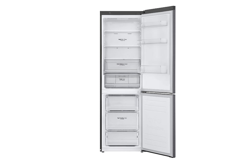 LG Lodówko-zamrażarka LG V+ | 1,86m | srebrna | DoorCooling+™ | Total No Frost | 36db | LinearCooling™ | 341 L | GBB61DSHMN, GBB61DSHMN