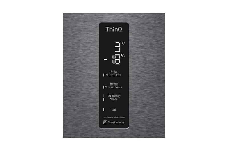 LG Lodówko-zamrażarka LG V+ | 1,86m | srebrna | DoorCooling+™ | Total No Frost | 36db | LinearCooling™ | 341 L | GBB61DSHMN, GBB61DSHMN