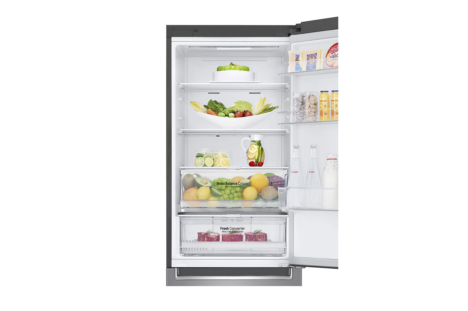 LG Lodówko-zamrażarka LG V+ 1,86m ThinQ GBB61PZFFN, GBB61PZFFN
