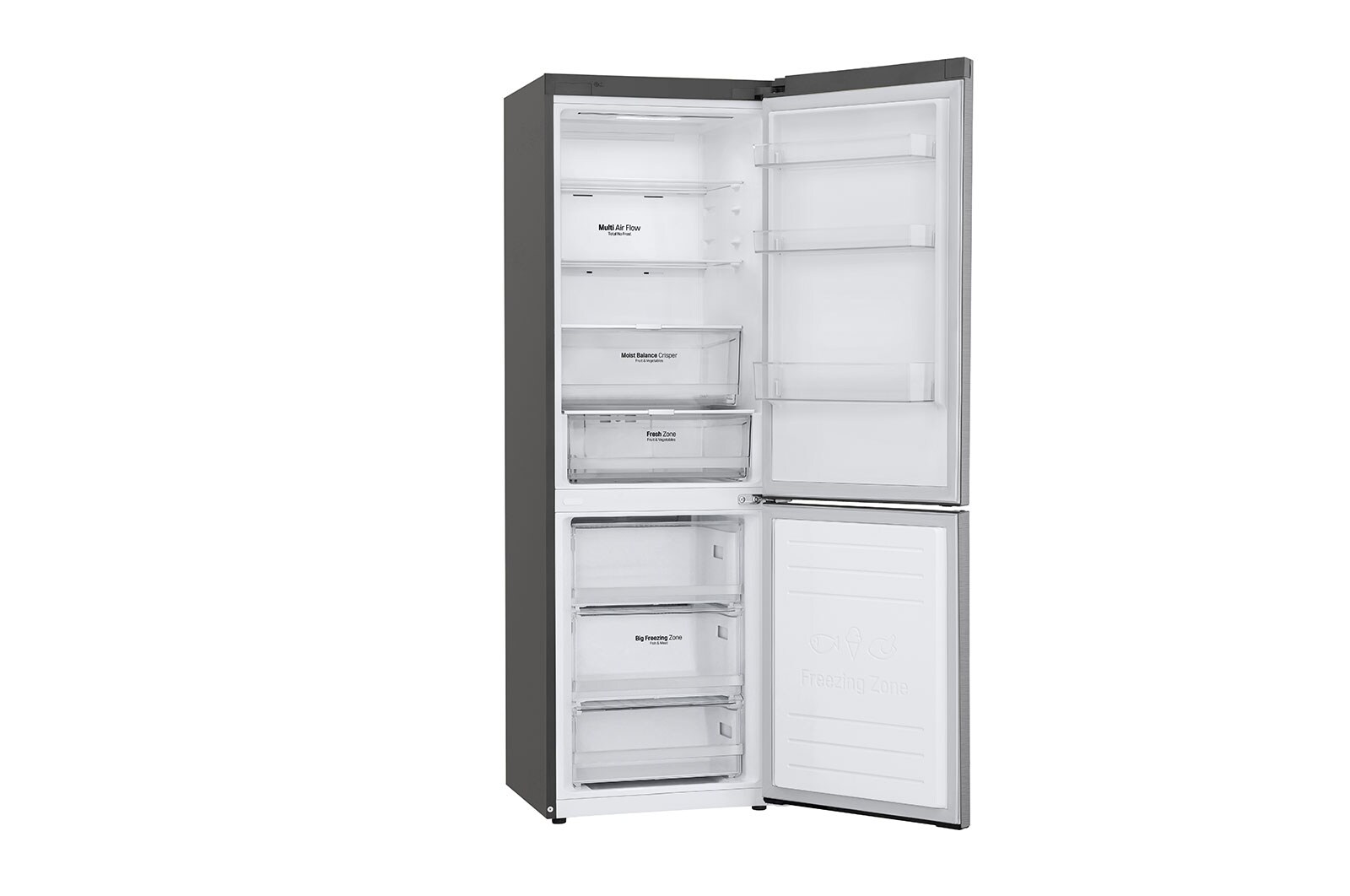 LG Lodówko-zamrażarka LG V+ 1,86m ThinQ GBB61PZFFN, GBB61PZFFN