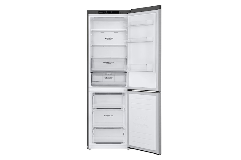 LG Lodówko-zamrażarka LG V+ | srebrna | 1,86m | DoorCooling+ | Total No Frost | klasa C | GBB61PZGCN1, GBB61PZGCN1