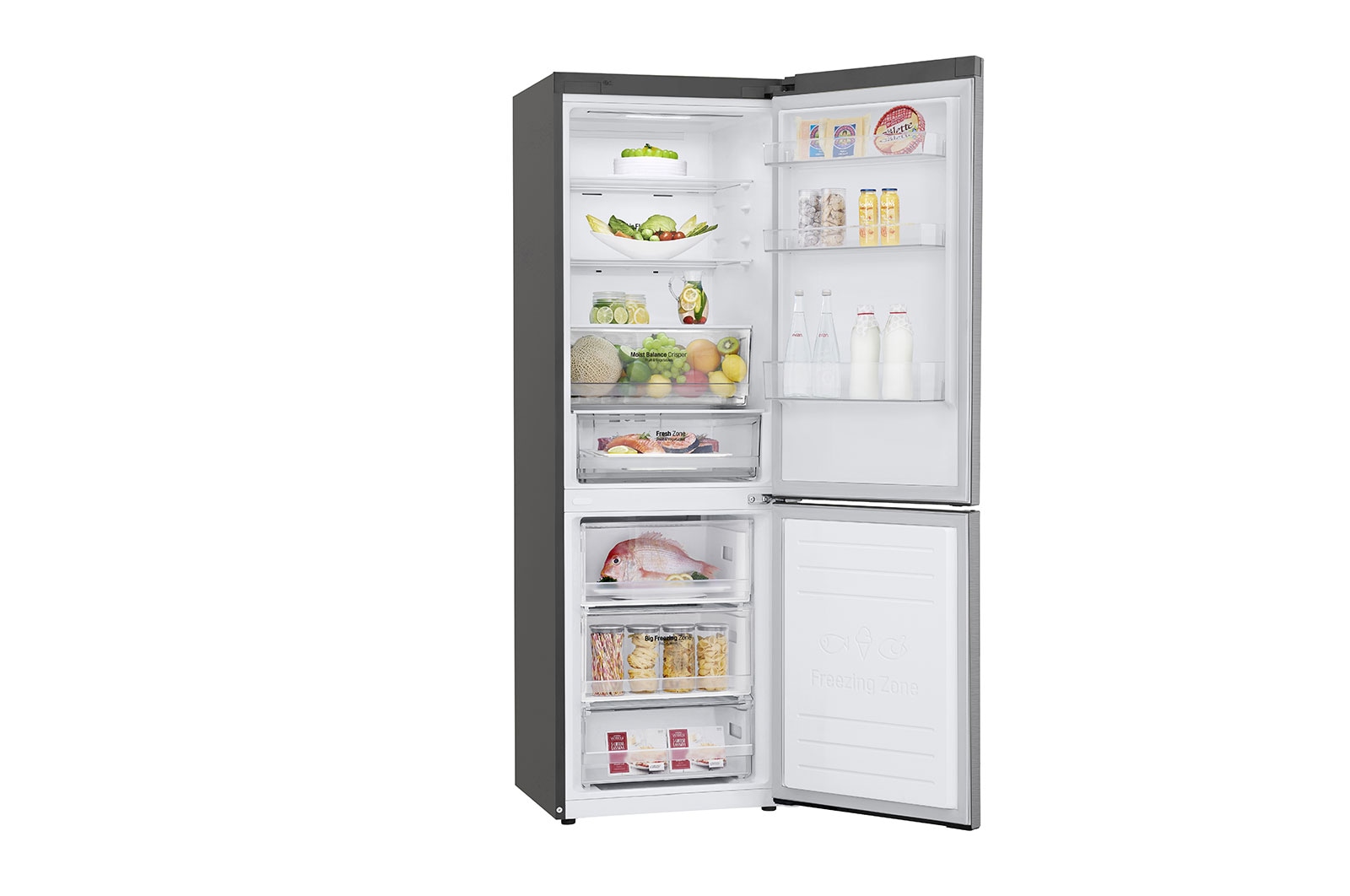 LG Lodówko-zamrażarka LG V+ 1,86m ThinQ GBB61PZHZN, GBB61PZHZN