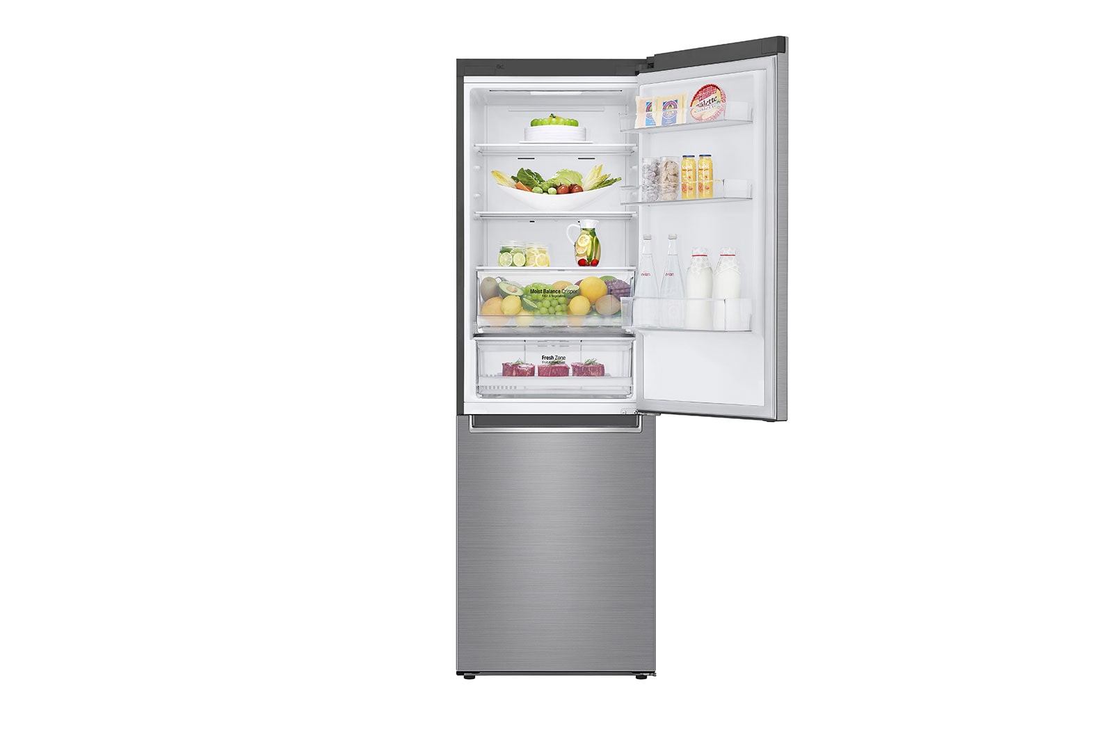 LG Lodówko-zamrażarka LG V+ 1,86m ThinQ GBB61PZHZN, GBB61PZHZN
