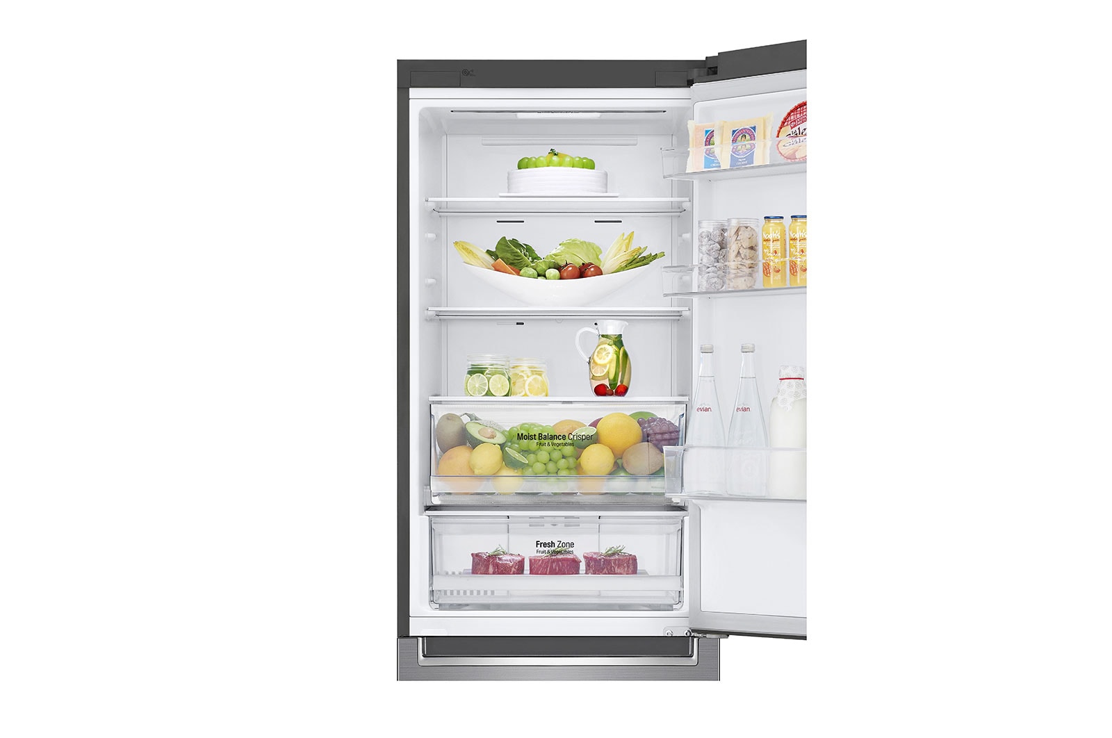 LG Lodówko-zamrażarka LG V+ 1,86m ThinQ GBB61PZHZN, GBB61PZHZN