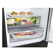 LG Lodówko-zamrażarka LG V+ | 2,03m | DoorCooling+™ | Total No Frost | czarna | klasa D | GBB62BLFGC, GBB62BLFGC