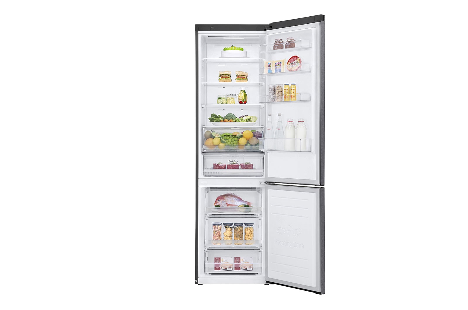 LG Lodówko-zamrażarka LG E 2,03m ThinQ GBB62DSHMN, GBB62DSHMN
