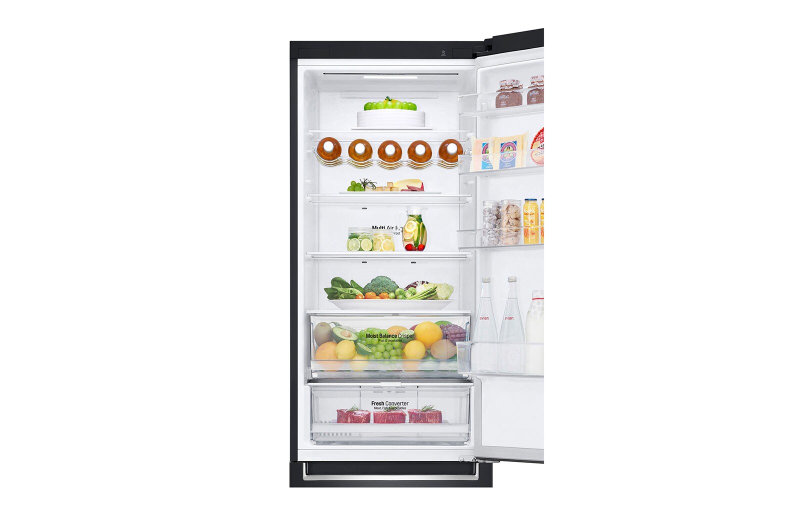 LG Lodówka DoorCooling+™ |grafitowa| GBB62MCFCN1, GBB62MCFCN1