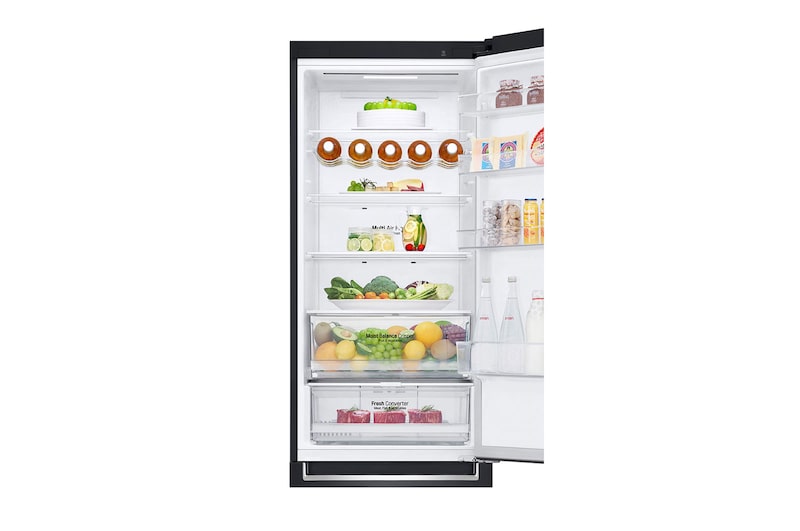LG Lodówka DoorCooling+™ |grafitowa| GBB62MCFCN1, GBB62MCFCN1