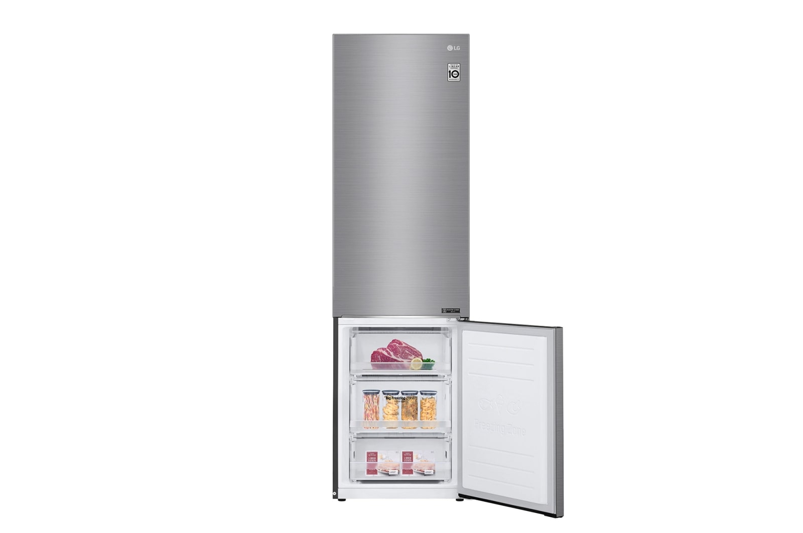 LG Lodówko-zamrażarka LG V+ 2,03m GBB62PZGFN, GBB62PZGFN