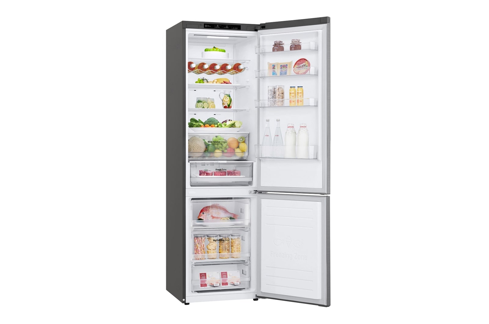 LG Lodówko-zamrażarka LG V+ 2,03m GBB62PZGFN, GBB62PZGFN