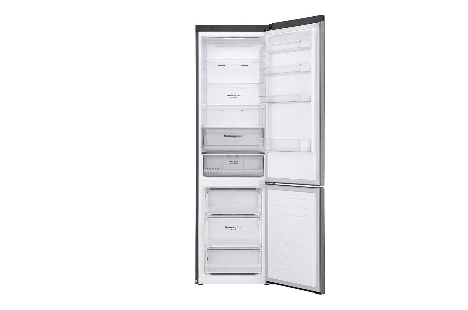 LG Lodówko-zamrażarka LG V+ 2,03m ThinQ GBB62PZHZN, GBB62PZHZN