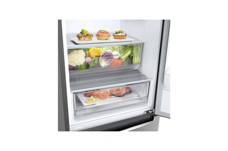 LG Lodówko-zamrażarka LG V+ 2,03m ThinQ GBB62PZHZN, GBB62PZHZN