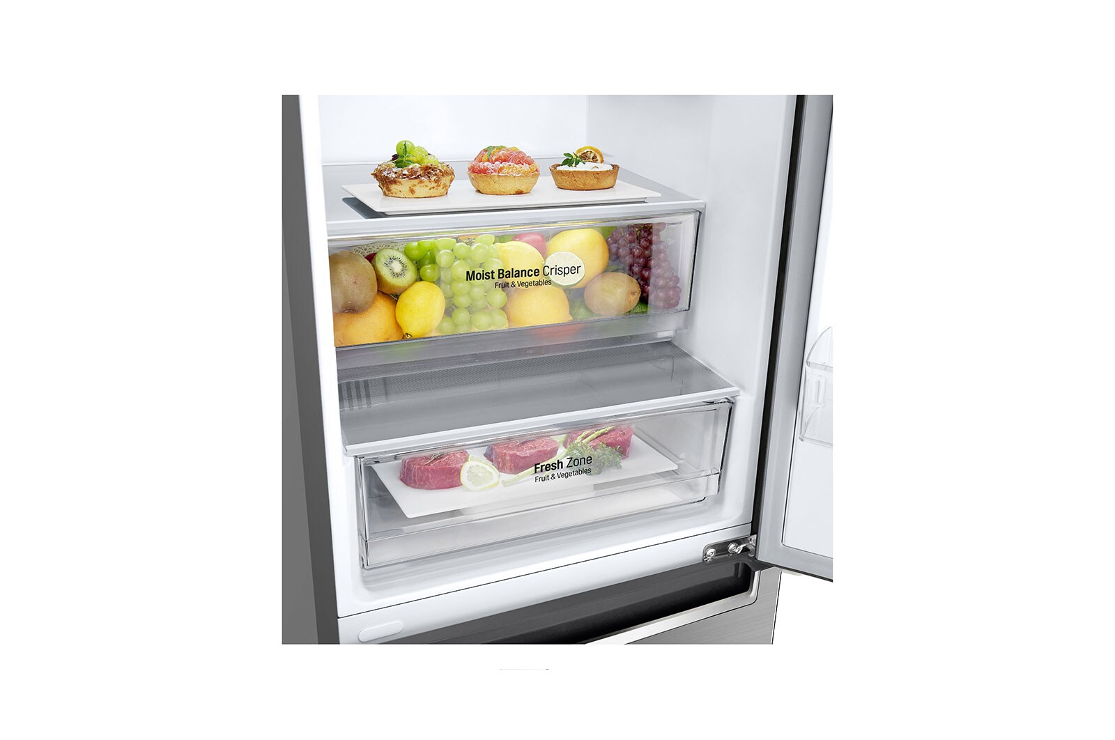 LG Lodówko-zamrażarka LG V+ 2,03m ThinQ GBB62PZHZN, GBB62PZHZN