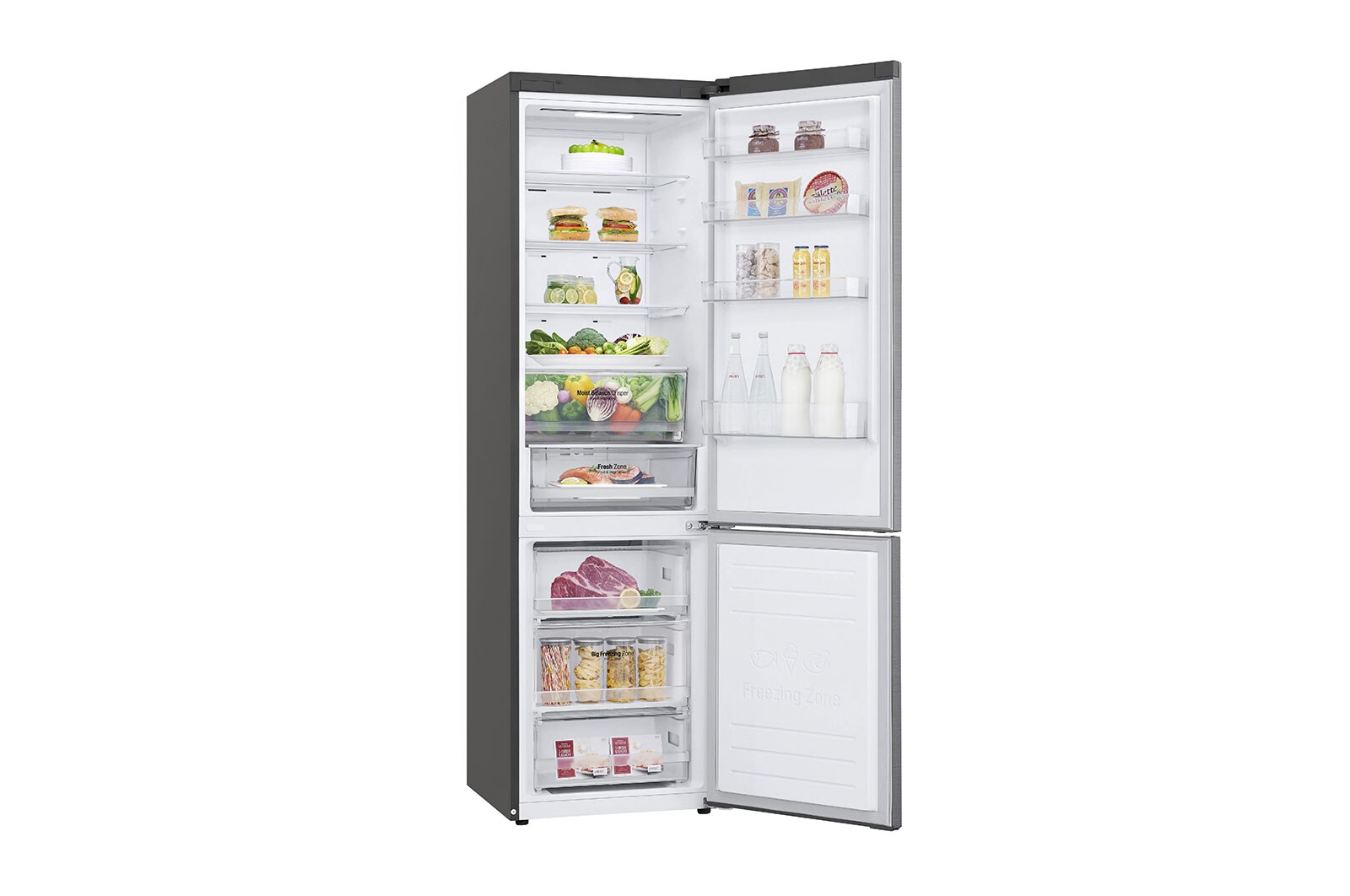 LG Lodówko-zamrażarka LG V+ 2,03m ThinQ GBB62PZHZN, GBB62PZHZN