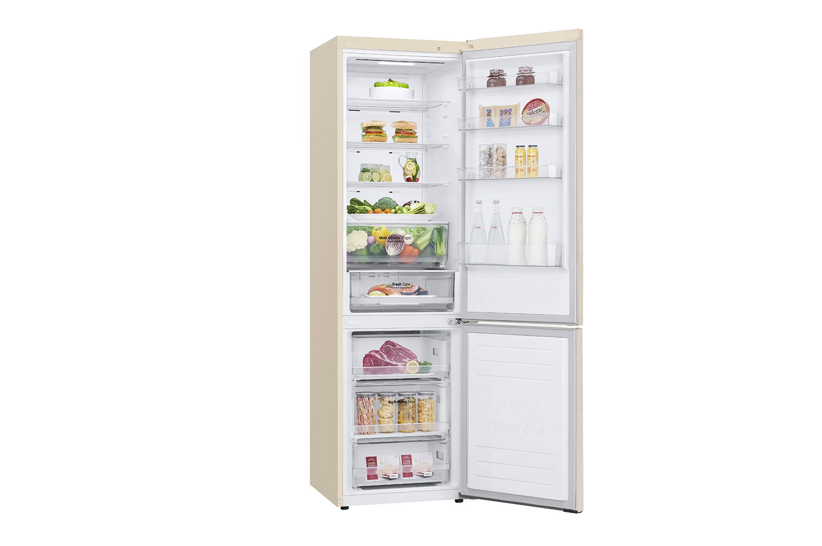 LG Lodówko-zamrażarka LG V+ 2,03m ThinQ GBB62SEHMN, GBB62SEHMN