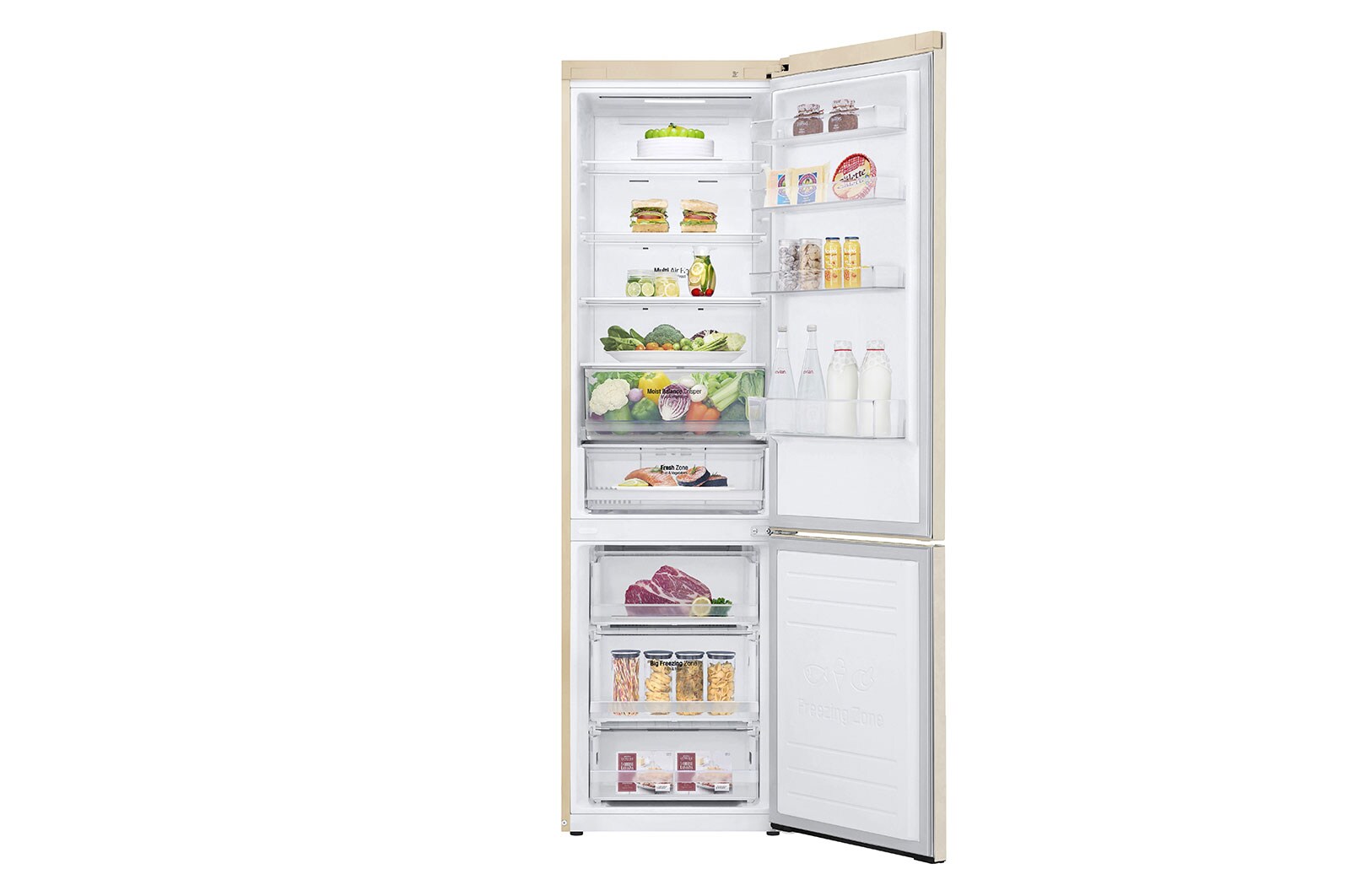 LG Lodówko-zamrażarka LG V+ 2,03m ThinQ GBB62SEHMN, GBB62SEHMN