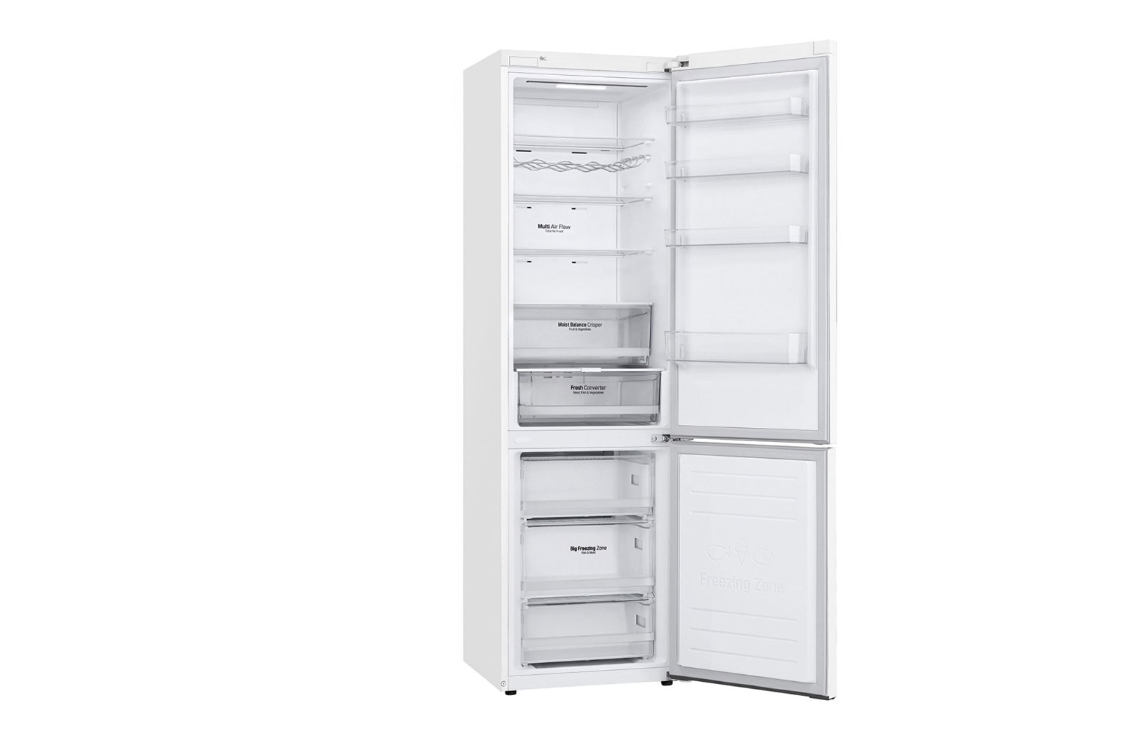 LG Lodówko-zamrażarka LG V+ 2,03m ThinQ GBB62SWFFN, GBB62SWFFN