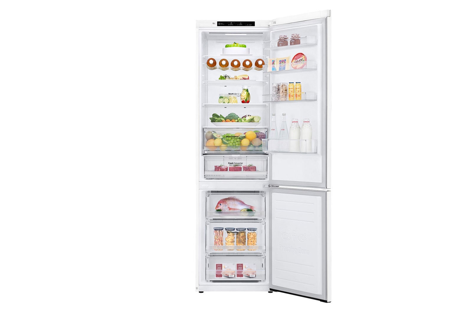 LG Lodówko-zamrażarka LG V+ 2,03m GBB62SWGGN, GBB62SWGGN