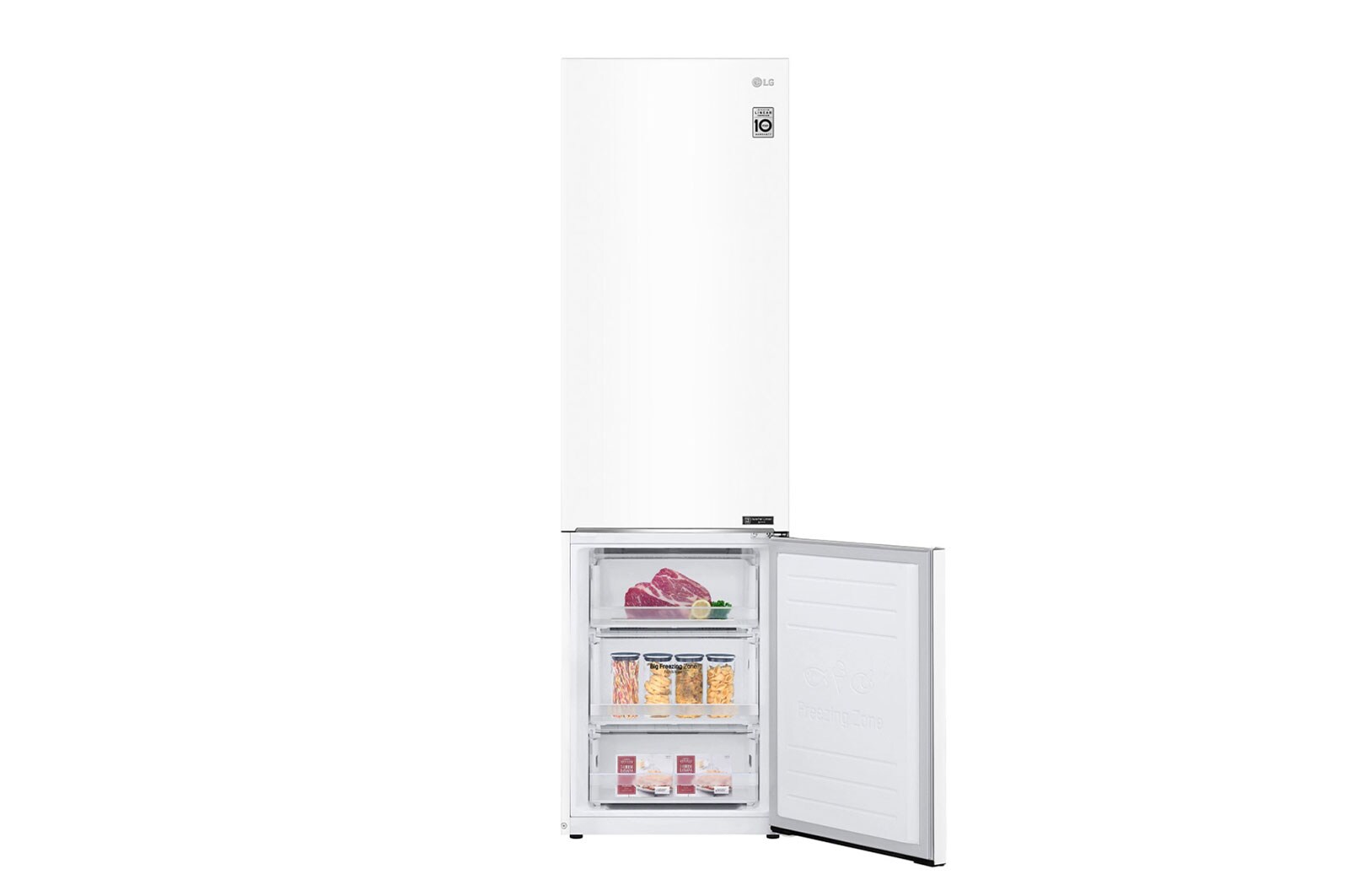 LG Lodówko-zamrażarka LG V+ 2,03m GBB62SWGGN, GBB62SWGGN