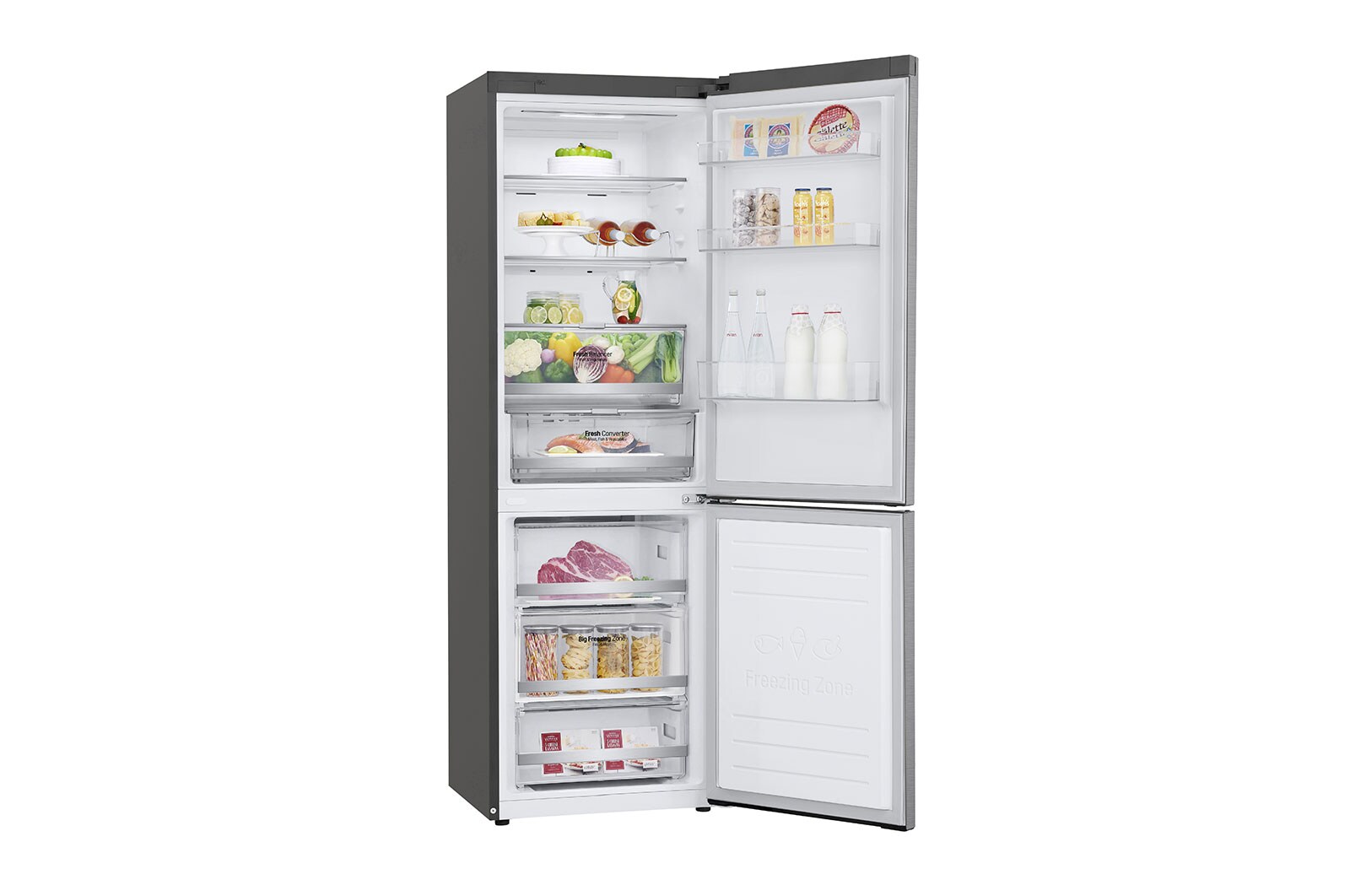 LG Lodówko-zamrażarka LG V+ 1,86m ThinQ GBB71PZDFN, GBB71PZDFN