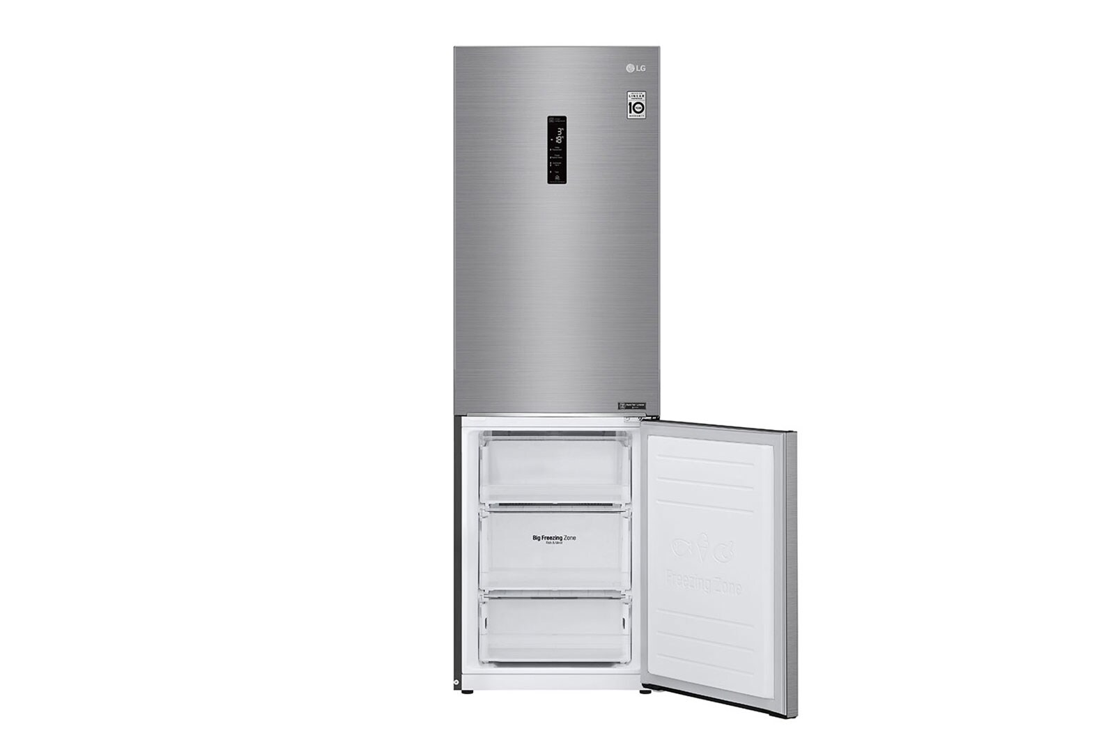 LG Lodówko-zamrażarka LG V+ 1,86m ThinQ GBB71PZDMN, GBB71PZDMN