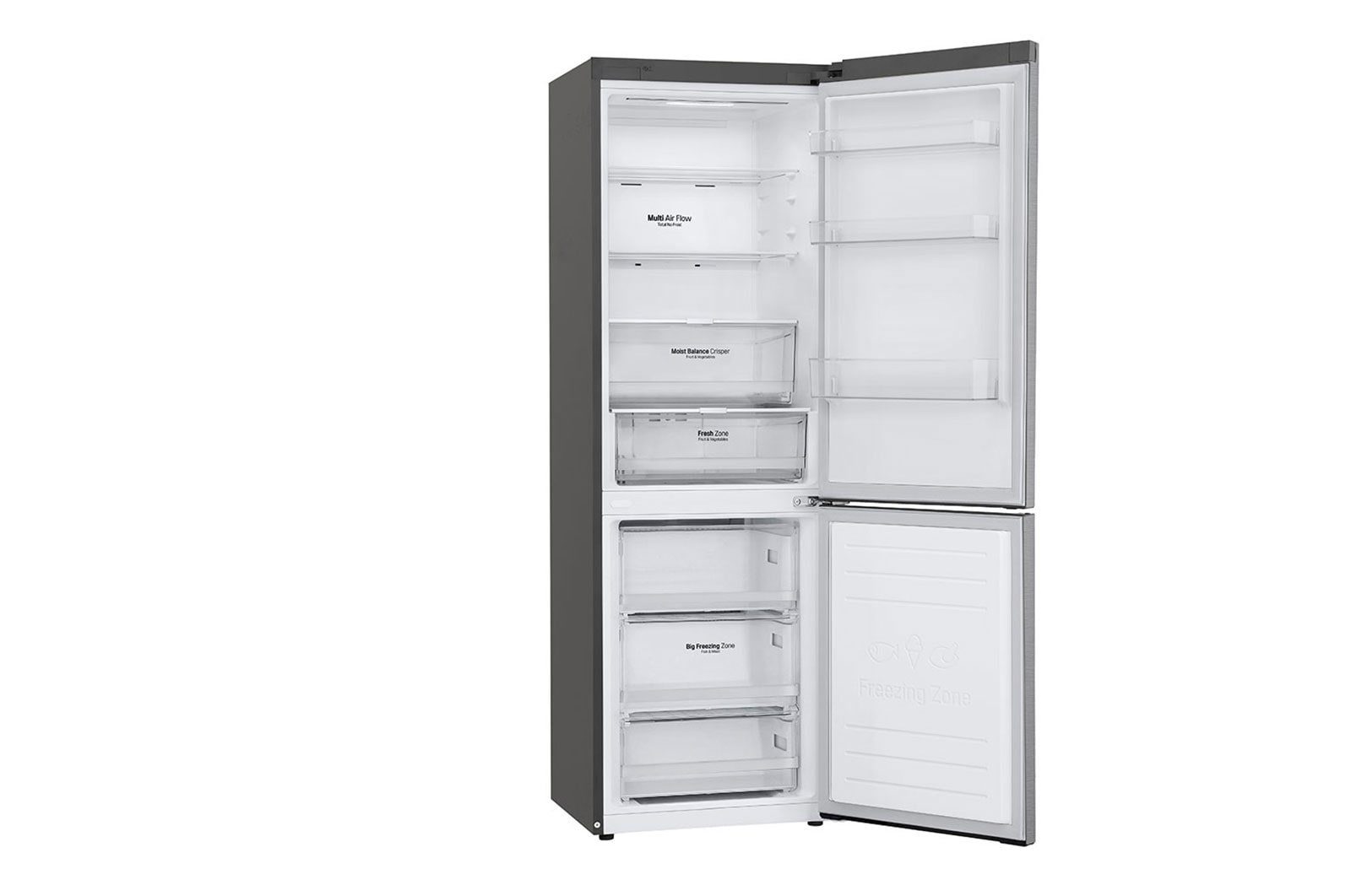 LG Lodówko-zamrażarka LG V+ 1,86m ThinQ GBB71PZDMN, GBB71PZDMN