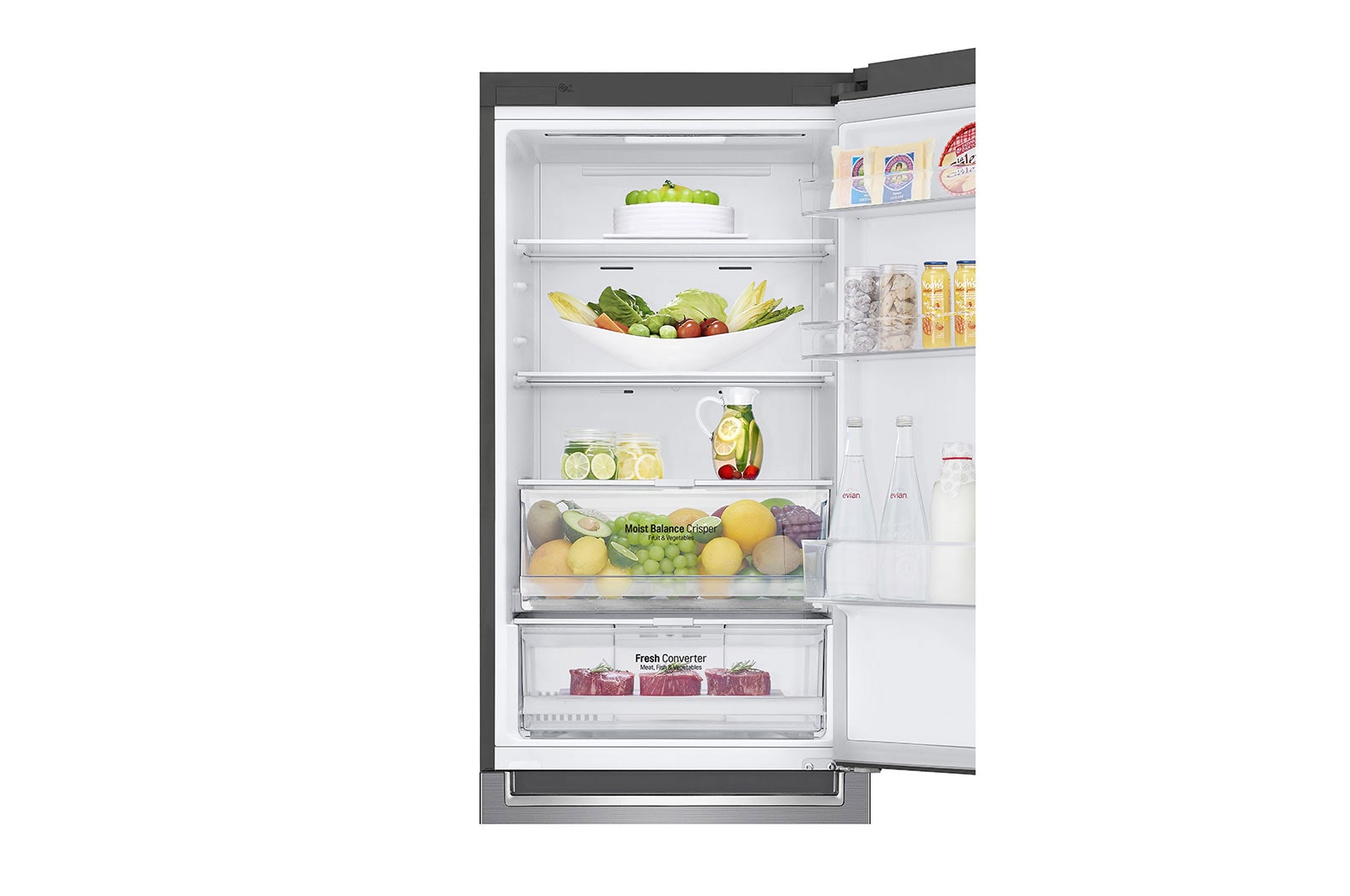 LG Lodówko-zamrażarka LG V+ 1,86m ThinQ GBB71PZDMN, GBB71PZDMN