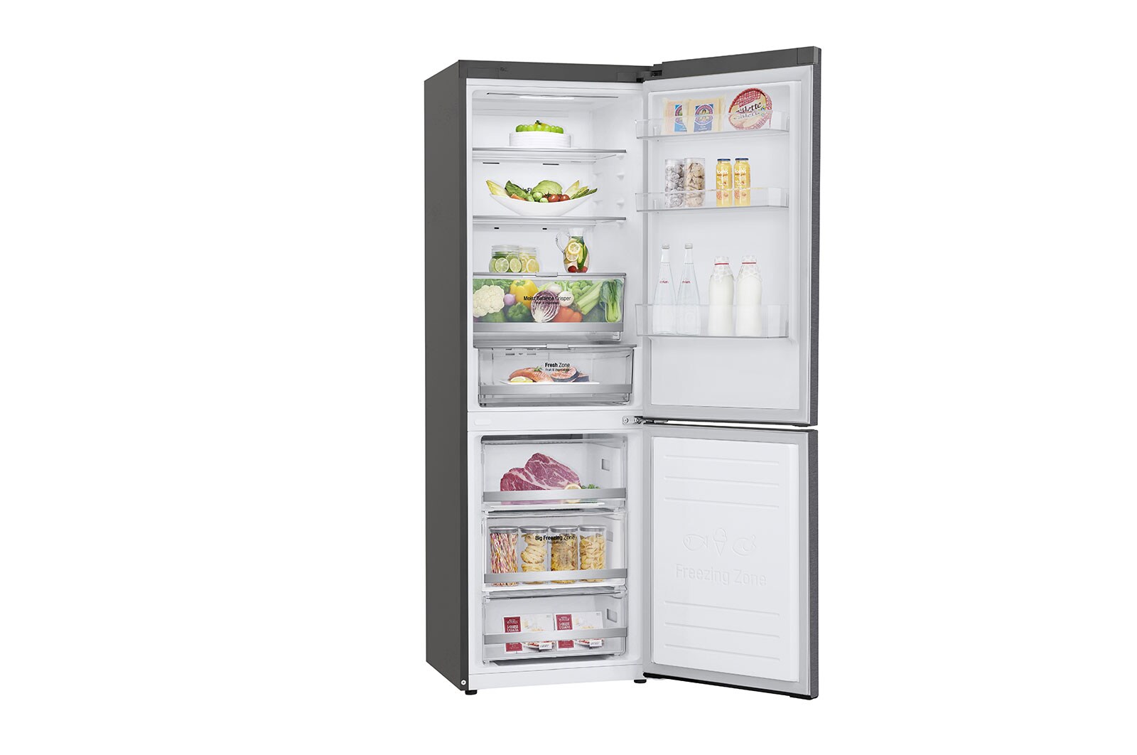 LG Lodówko-zamrażarka LG V+ 1,86m ThinQ GBB71PZDZN, GBB71PZDZN