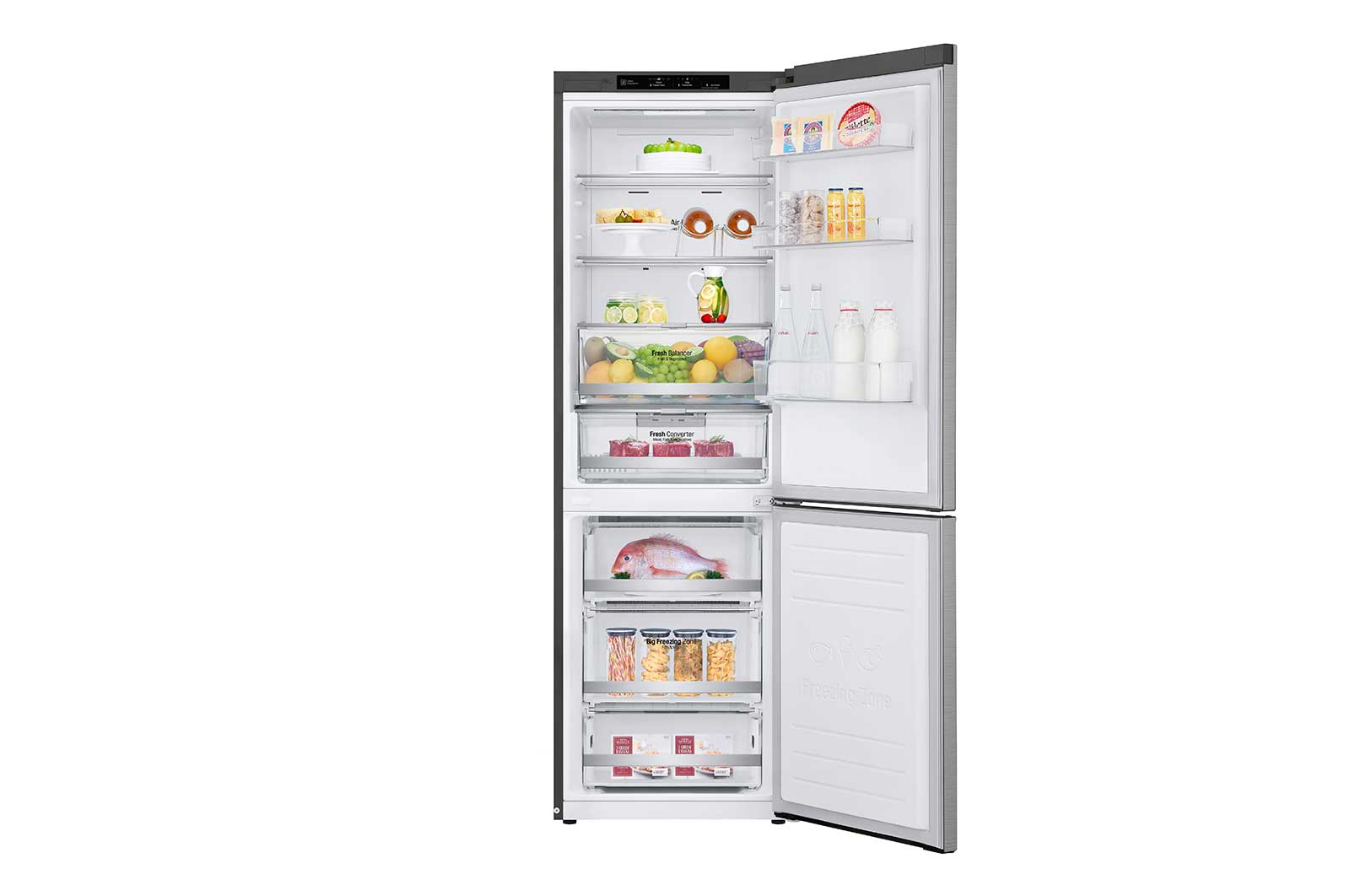 LG Lodówko-zamrażarka LG V+ 1,86m GBB71PZEFN, GBB71PZEFN