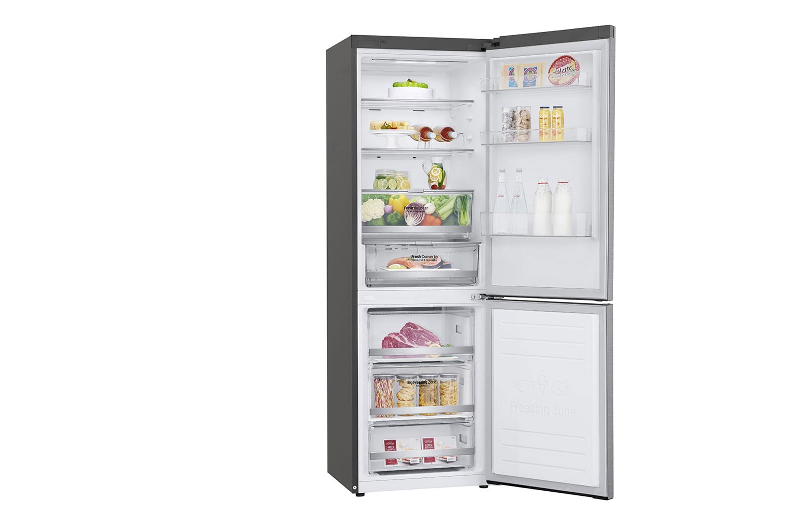 LG Lodówko-zamrażarka LG V+ 1,86m ThinQ GBB71PZUGN, GBB71PZUGN