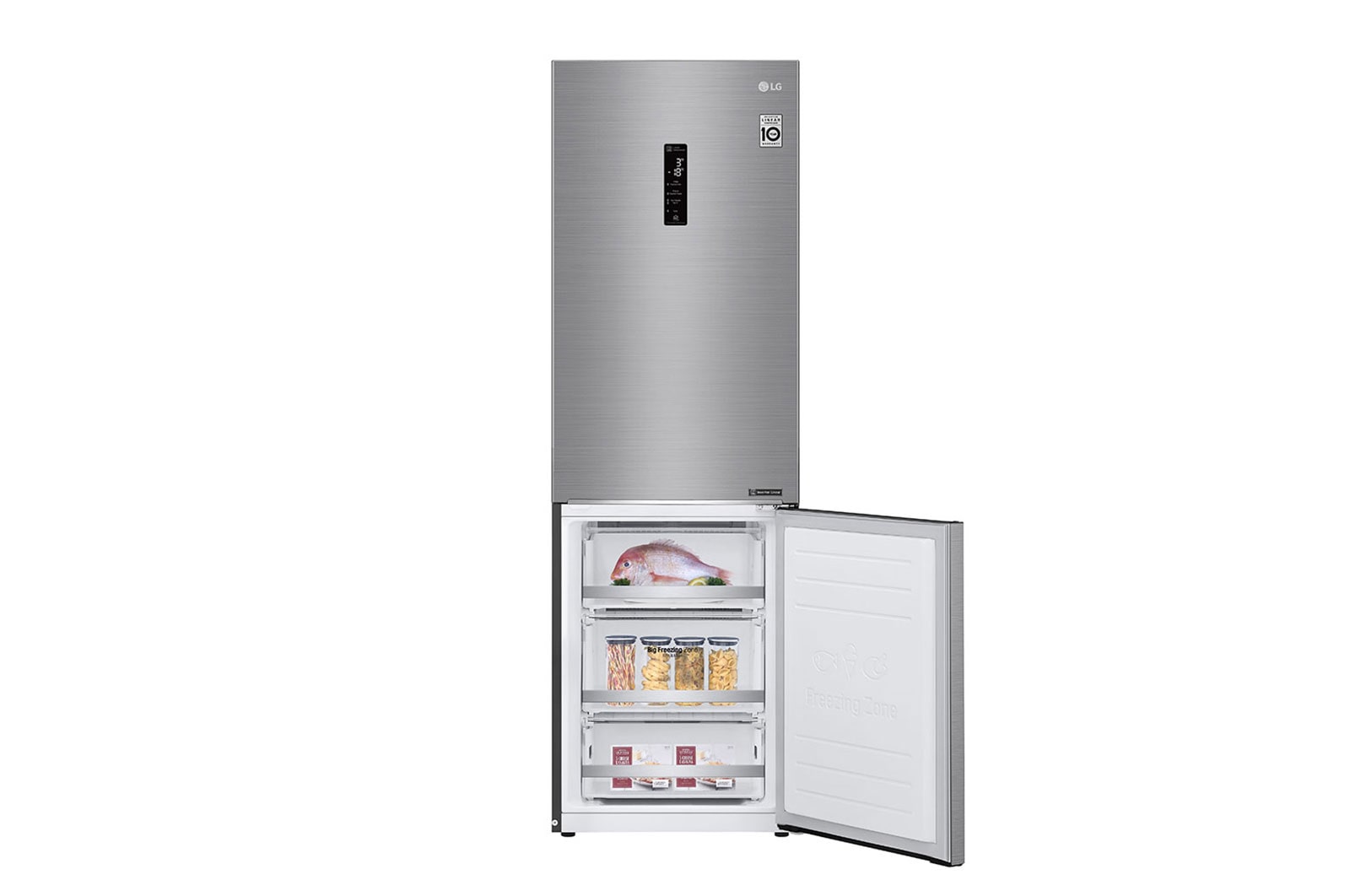 LG Lodówko-zamrażarka LG V+ 1,86m ThinQ GBB71PZUGN, GBB71PZUGN