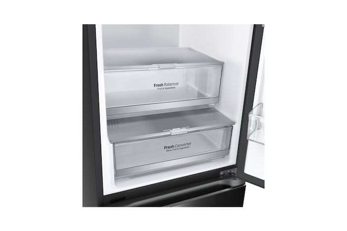 LG Lodówka DoorCooling+™ |czarna| GBB72BM9DQ, GBB72BM9DQ