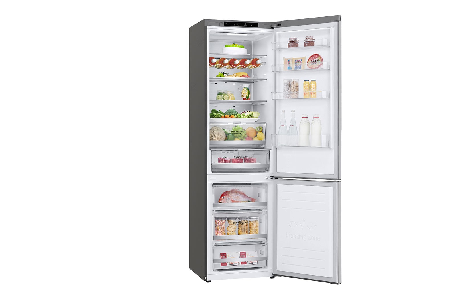 LG Lodówko-zamrażarka LG V+ 2,03m ThinQ GBB72MBVCN , GBB72MBVCN