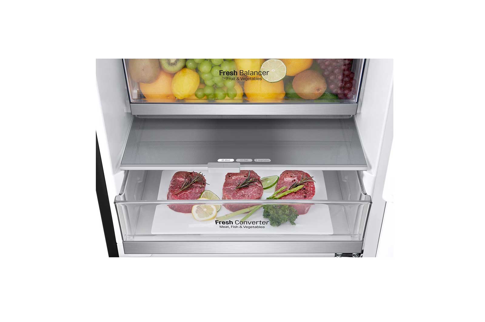 LG Lodówko-zamrażarka LG V+ 2,03m ThinQ GBB72MCCXN, GBB72MCCXN