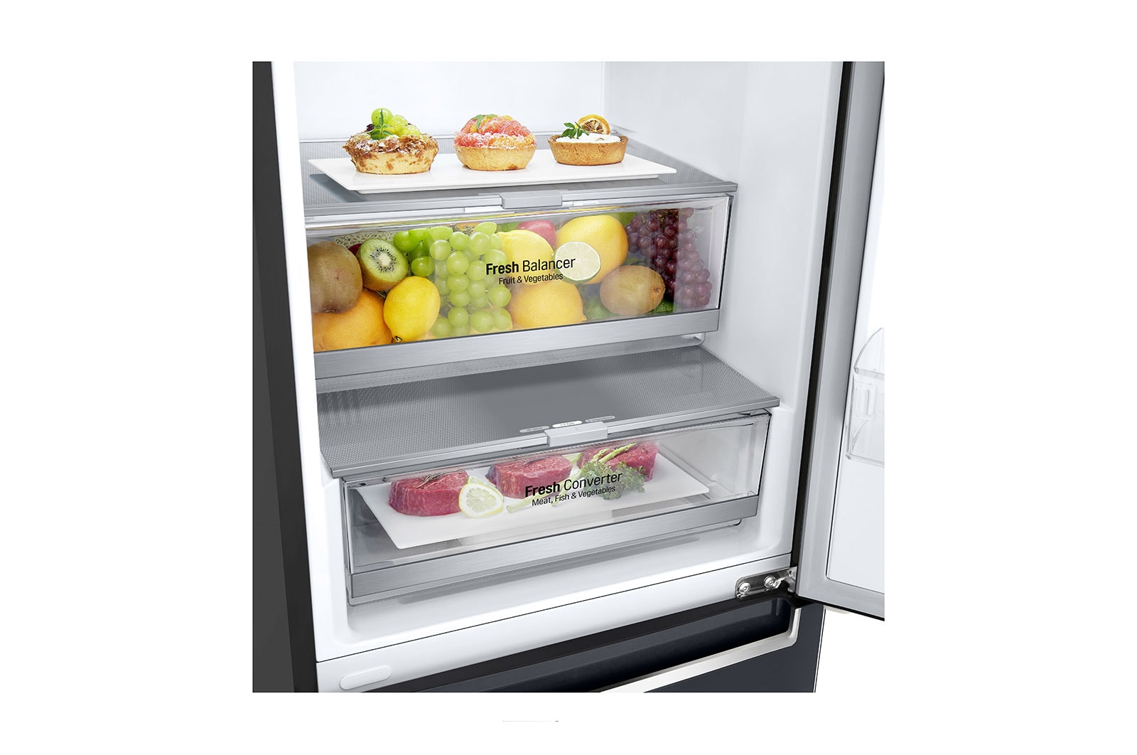 LG Lodówko-zamrażarka LG V+ 2,03m ThinQ GBB72MCDFN, GBB72MCDFN