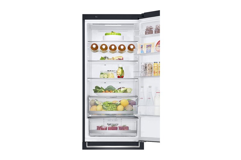 LG Lodówko-zamrażarka LG V+ | 2,03m | ThinQ | ciemny grafit mat | DoorCooling+ | Total No Frost | klasa E | GBB72MCDMN, GBB72MCDMN