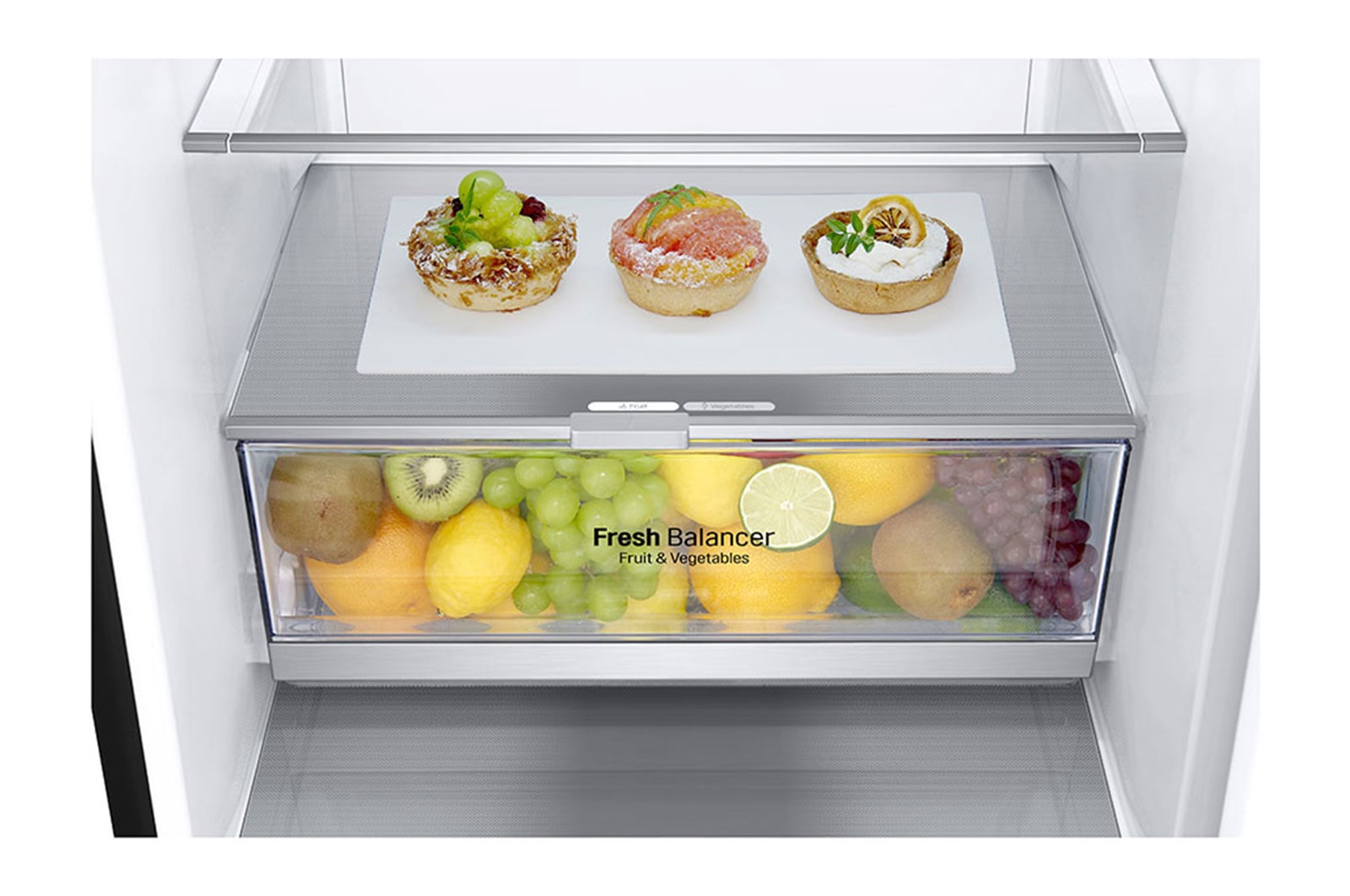 LG Lodówko-zamrażarka LG V+ | 2,03m | ciemny grafit mat | DoorCooling+™ | klasa D | Total No Frost | GBB72MCEGN, GBB72MCEGN
