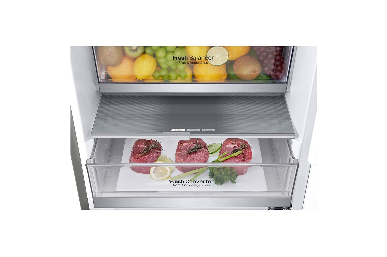 LG Lodówko-zamrażarka LG V+ 2,03m ThinQ GBB72NSCXN, GBB72NSCXN