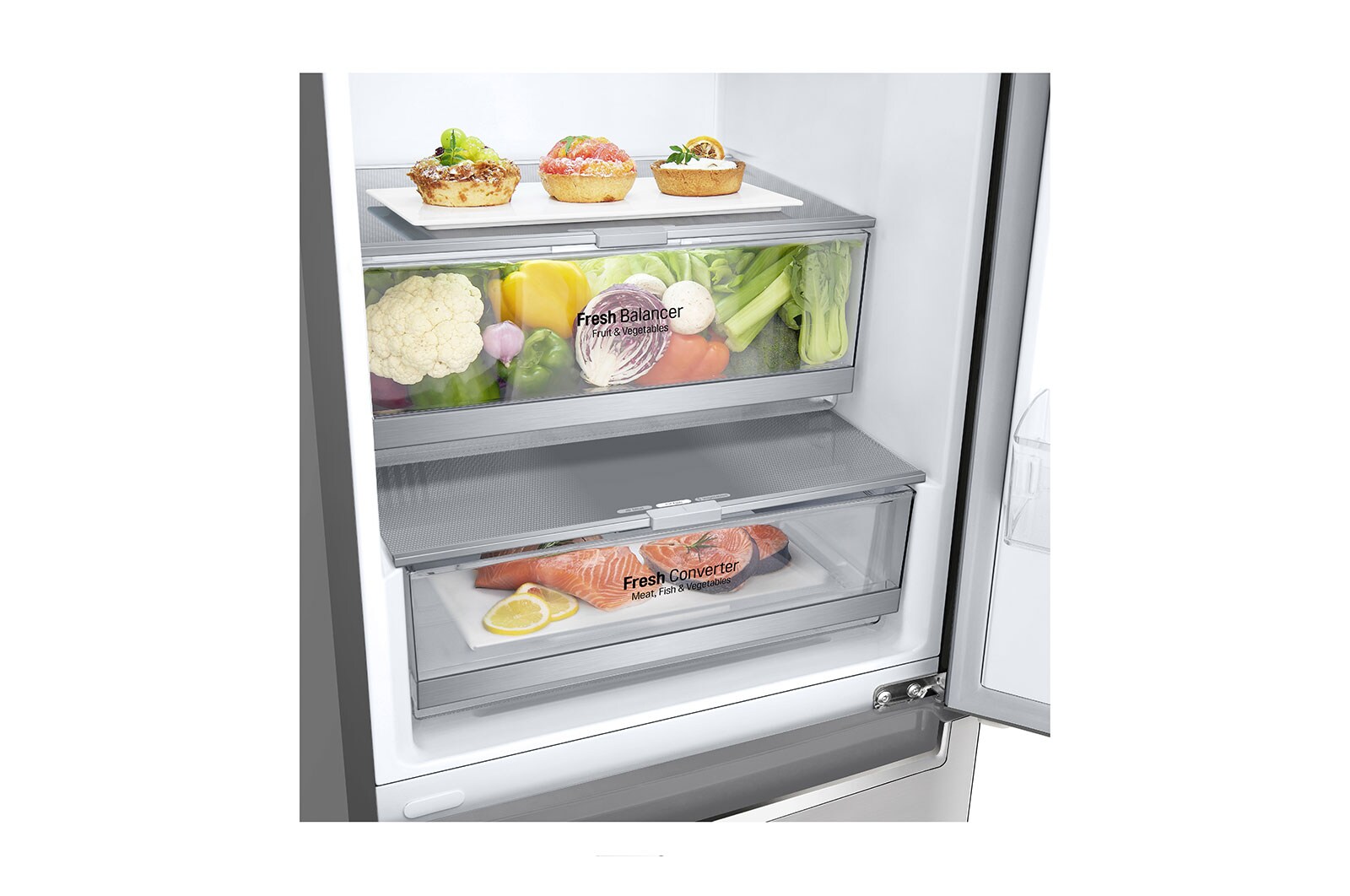 LG Lodówko-zamrażarka LG V+ 2,03m ThinQ GBB72NSDFN, GBB72NSDFN