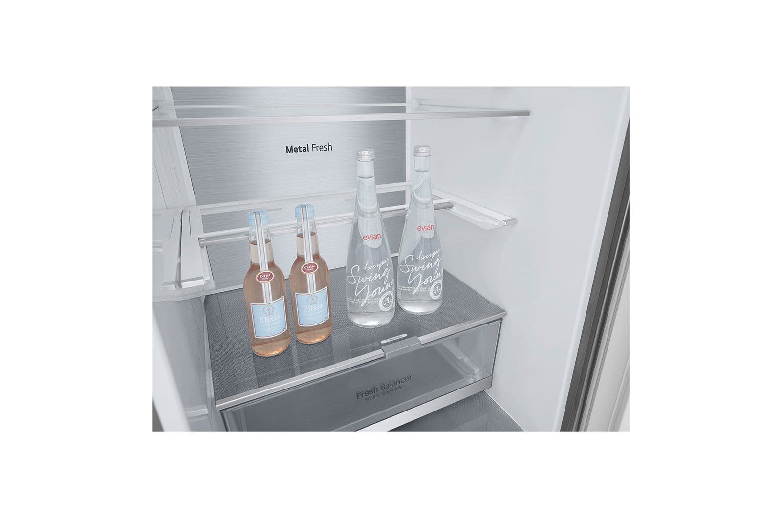 LG Lodówko-zamrażarka LG V+ | 2,03m | ThinQ | srebrna | DoorCooling+™ | Total No Frost | GBB72PZUGN, GBB72PZUGN