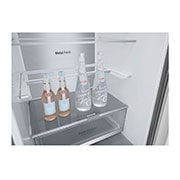 LG Lodówko-zamrażarka LG V+ | 2,03m | ThinQ | srebrna | DoorCooling+™ | Total No Frost | GBB72PZUGN, GBB72PZUGN