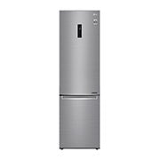 Lodówko-zamrażarka LG V&#43; | 2,03m | srebrna | DoorCooling&#43;™ | Total No Frost | 36db | LinearCooling™ | 384 L | GBB72PZDMN GBB72PZDMN - widok z przodu