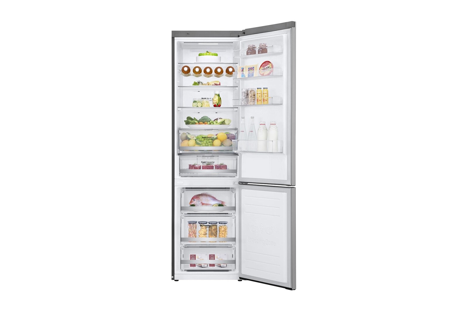 LG Lodówko-zamrażarka LG V+ 2,03m ThinQ GBB72SACXN, GBB72SACXN