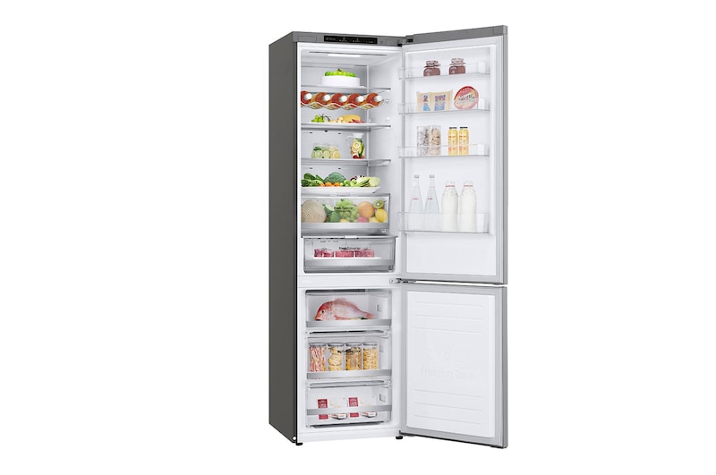 LG Lodówko-zamrażarka LG | V+ | 2,03m | DoorCooling+ | Total No Frost | srebrna | klasa C | GBB72SAVCN1, GBB72SAVCN1