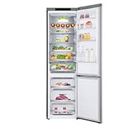 LG Lodówko-zamrażarka LG | V+ | 2,03m | DoorCooling+ | Total No Frost | srebrna | klasa C | GBB72SAVCN1, GBB72SAVCN1